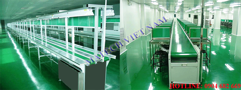 hệ thống băng tải pvc