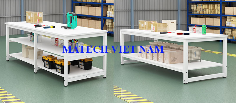 ban thao tac khung thep 2 tang, 3 tang matech