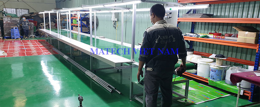 bang chuyen pvc khung nhom lap rap cho cong ty bao bi