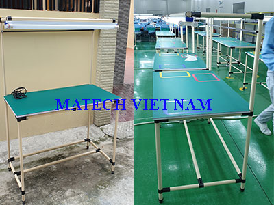 ban thao tac ong thep boc nhua lap khop noi