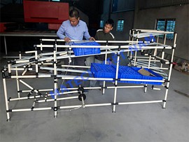 Giá kệ thông minh dùng ống thép bọc nhựa