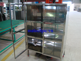 Xe đẩy để sản phẩm chống bụi trong phòng sạch