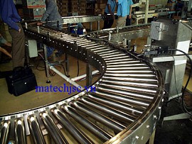Dàn con lăn cong inox
