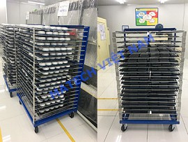 Xe sấy hàng phên lưới inox