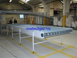 Băng tải xích lưới kích thước lớn