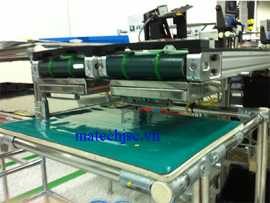 Băng tải dán gân