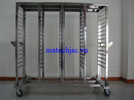 Xe để sản phẩm khay đồ trong phòng sạch