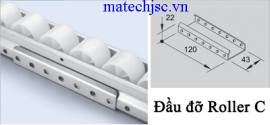 Đầu đỡ roller C GP-C ( Placon support metal C )