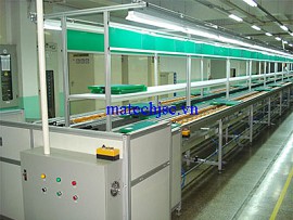 Băng truyền xích lắp ráp linh kiện điện thoại Vĩnh Phúc