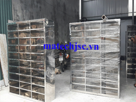 Tủ inox để đồ nhiều tầng