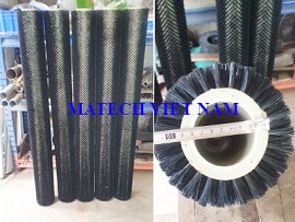 Con lăn cước D150xL1350mm dùng cho máy rửa củ dược liệu