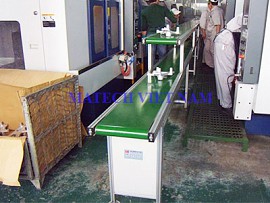 Băng tải hai tầng máy ép