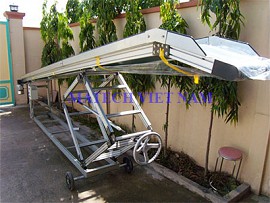 Băng tải PU nâng hạ chịu tải