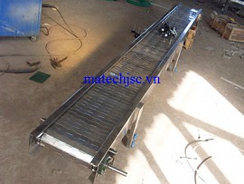 Băng tải xích con lăn nhà máy thực phẩm