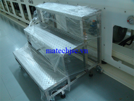 Bục cầu thang ba bậc di động