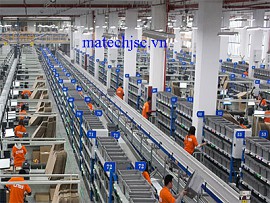 Băng truyền con lăn đóng gói