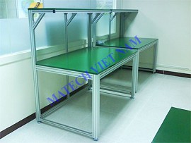 Bàn thao tác khung nhôm định hình chống tĩnh điện