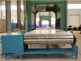 Băng tải xích con lăn dây chuyền kiểm tra sản phẩm