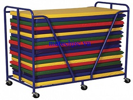 Xe đẩy hàng khung thép