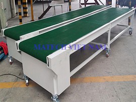 Băng tải PVC khung thép tải nặng