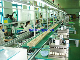 Băng truyền xích trong ngành sản xuất linh kiện ô tô