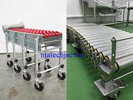 Dàn con lăn xếp inox