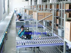 Băng truyền con lăn kiểm tra sản phẩm