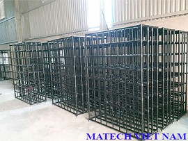 Giá kệ kho để linh kiện dùng ống chống tĩnh điện