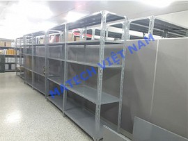 Kệ sắt V lỗ 5 tầng nối tiếp