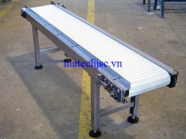 Băng tải xích tấm nhà máy sản xuất thực phẩm