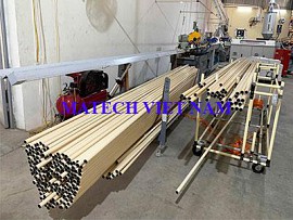 Ống thép bọc nhựa màu vàng kem