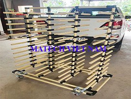 Xe đẩy hàng 13 tầng lắp ghép để bản mạch đèn LED